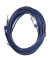 Cabo P2 + P2 St Metal Profissional - Cabo Azul - 5m TEBERA na internet