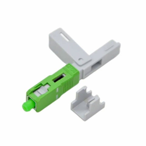 Conector Óptico Rápido Sc/apc C/guia (verde) - 10pçs