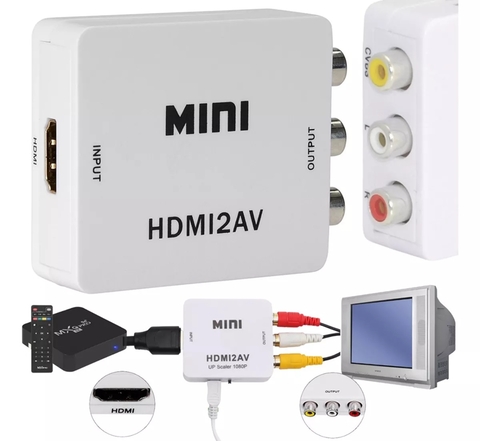 Conversor De Hdmi Para Rca Video Composto Av - TEBERA