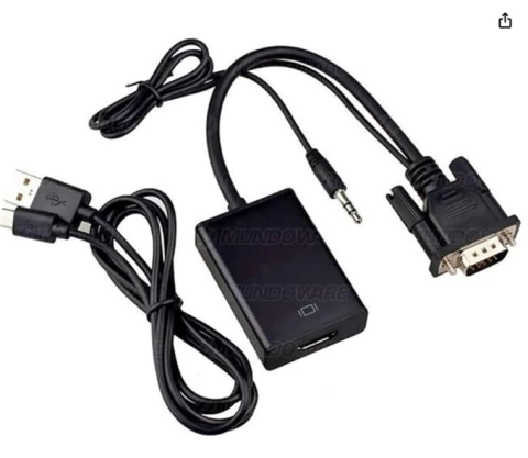 Conversor Vga M X Hdmi F Com Audio - TEBERA