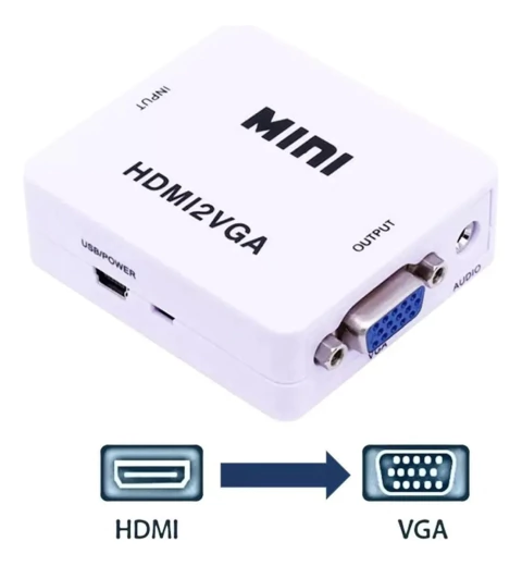 Mini Conversor Hdmi X Vga - TEBERA