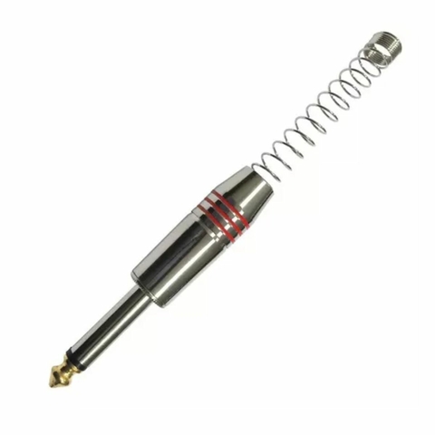 PLUG P10 MONO C/MOLA ESPIRAL METAL EMB 06 PEÇAS - TEBERA