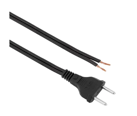 CABO DE FORÇA - RABICHO 2 X 0,50MM 1,50 M - TEBERA - 06 pçs