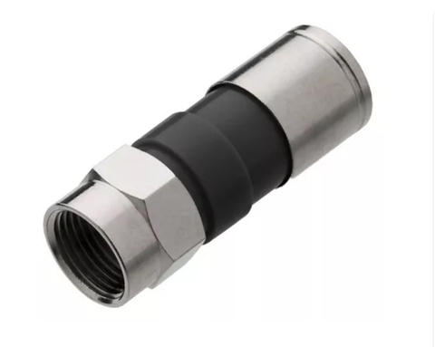 KIT COM 50 CONECTOR F DE COMPRESSAO RG-6