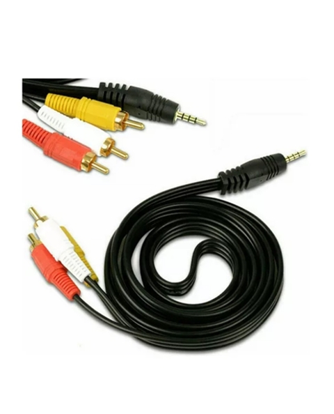 CABO P2 ST 4C + 3 RCA NIQUEL 1,5M