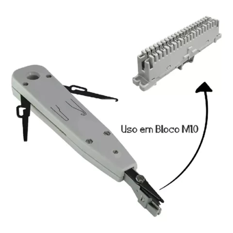 Alicate Inserção Punch Down p/ Bloco Krone Telefonia 314KR