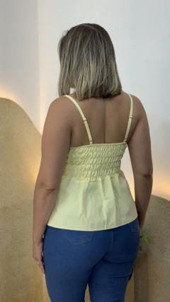 Blusa peplum decote coração - Lane Brand