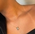 Colar retangular pedra fio veneziano - 50479 - loja online