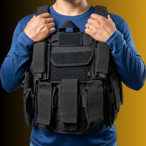 Chaleco Tactico Molle Porta Placa Airsoft Militar Paintball