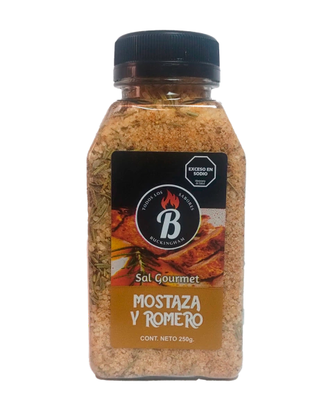 Sal Gourmet Mostaza y Romero x 250gr. - comprar online