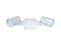 Barral Aplique 2 Luces Dicroica Led 7w Blanco