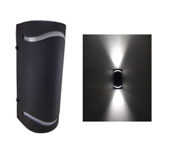 Aplique Bidireccional "ONDA" Exterior con Dicroica Led 7w - tienda online