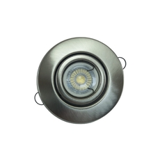 Embutido 7w 110° Metálico Platil Dicroica Led con Zócalo - comprar online