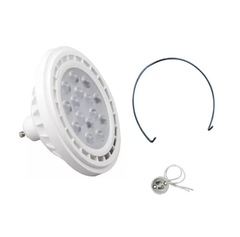 Spot Cabezal Cónico AR111 Blanco 15W Led Completo - Urquinet