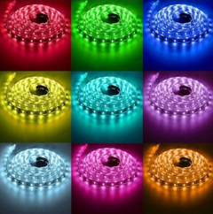 Tira Luces Led Interior 5050 RGB Colores 5 Metros en internet