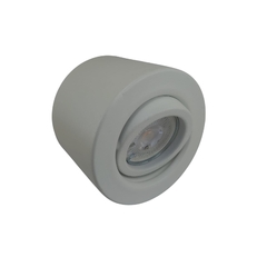 Aplique Monovolúmen Blanco con Dicroica Led 7w Dimerizable