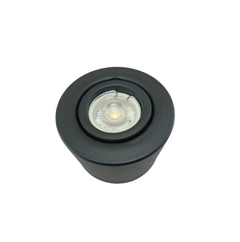 Aplique Monovolúmen Negro con Dicroica Led 7w 38° - Urquinet