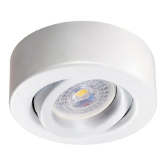 Aplique Semi Embutido Blanco con Dicroica Led 7w 38°