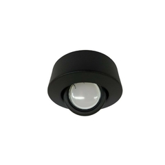 Aplique Semi Embutido Negro con Dicroica Led 7w 110°