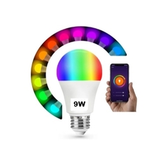 Lámpara Smart Luz Led 9w Todos los Colores + Blancos WI-FI - comprar online