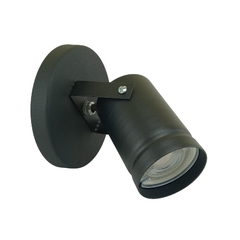 Spot Cabezal Negro con Dicroica Led + Florón Metálico