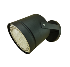 Spot tipo Tacho AR111 Negro 15W Led Completo + Florón Metálico