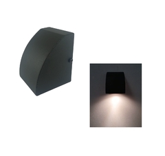 Aplique Unidireccional "Curvo" Exterior con Dicroica Led 7w - comprar online