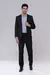 Costume Preto de Poliviscose - Revestido