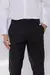 Calça Preta Quadriculada de Poliviscose - comprar online
