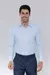 Camisa Classic Azul Clara Lisa
