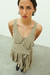 Vestido Paralelas Visón - comprar online