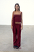 Pantalón Tangente Bordeaux