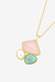 Colar Sinfonia (Quartzo Rosa, Quartzo Verde & Pérola) na internet