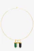 Choker Energias (Cristal de Quartzo, Quartzo Verde & Obsidiana) - GLOU 
