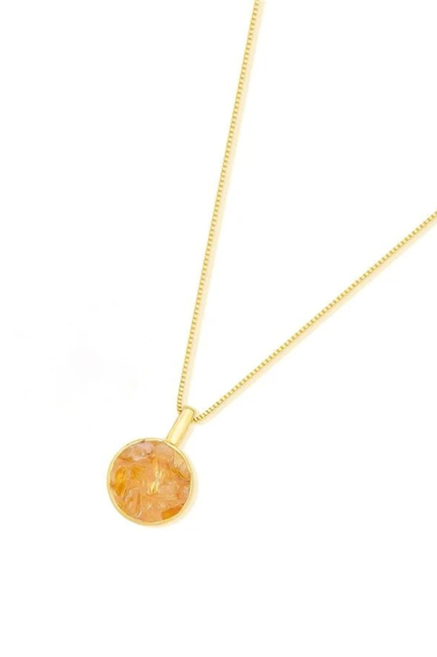 Colar Chama Solar (Citrino) - comprar online