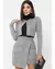 Conjunto Saia e Casaquinho Malha Tweed Stretch Use Aquamare - Conjunto Horizonte