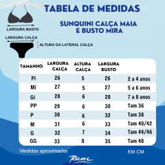 Calça de sunquini Maia Ranc 236A na internet