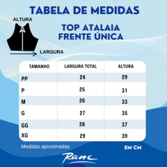 Top Atalaia Frente Única Ranc 409