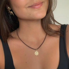 Colar Lira Dourado - Myorio