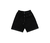 CONTRAST TWILL SHORTS IN BLACK - loja online