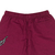 Cursive Nylon Shorts In Burgundy - loja online