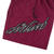 Cursive Nylon Shorts In Burgundy - Native Street Store