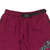 Cursive Nylon Shorts In Burgundy na internet