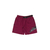 Cursive Nylon Shorts In Burgundy - comprar online