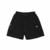 Short Barra Crew Goods Logo Classic Preto