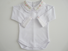 Body Bordado 100% Algodão Pima - Le Joli Petit