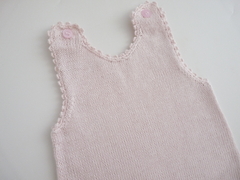 Conjunto Casquinho Coracao Branco/Rosa - loja online