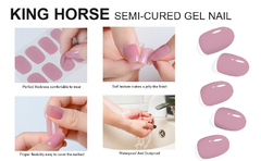 semi cured gel nail wraps