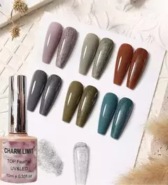 Top Coat Charm Limit Efecto Feather Uv/led 10ml