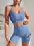 Conjunto Short Canelado Comfy - You Fit Moda Fitness